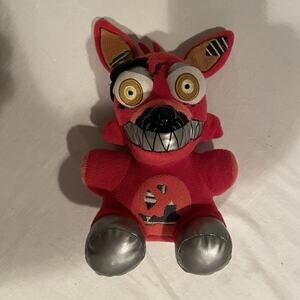 Five Nights at Freddy's FNAF Plush 2016 Nightmare Foxy Funko red silver 8inch